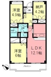 サンロード久末の物件間取画像